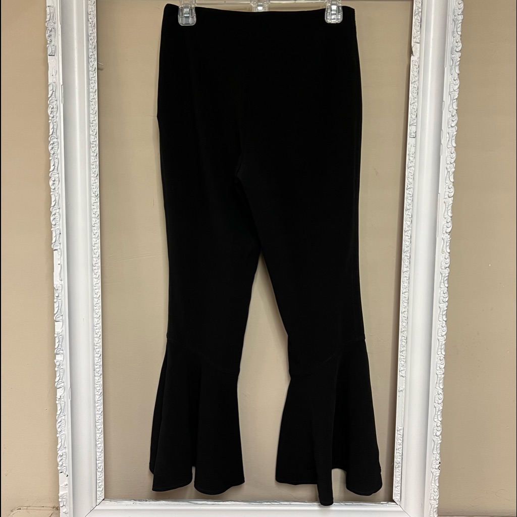 Cinq A Sept 5 A 7 Black Pants With Ruffle Bottom